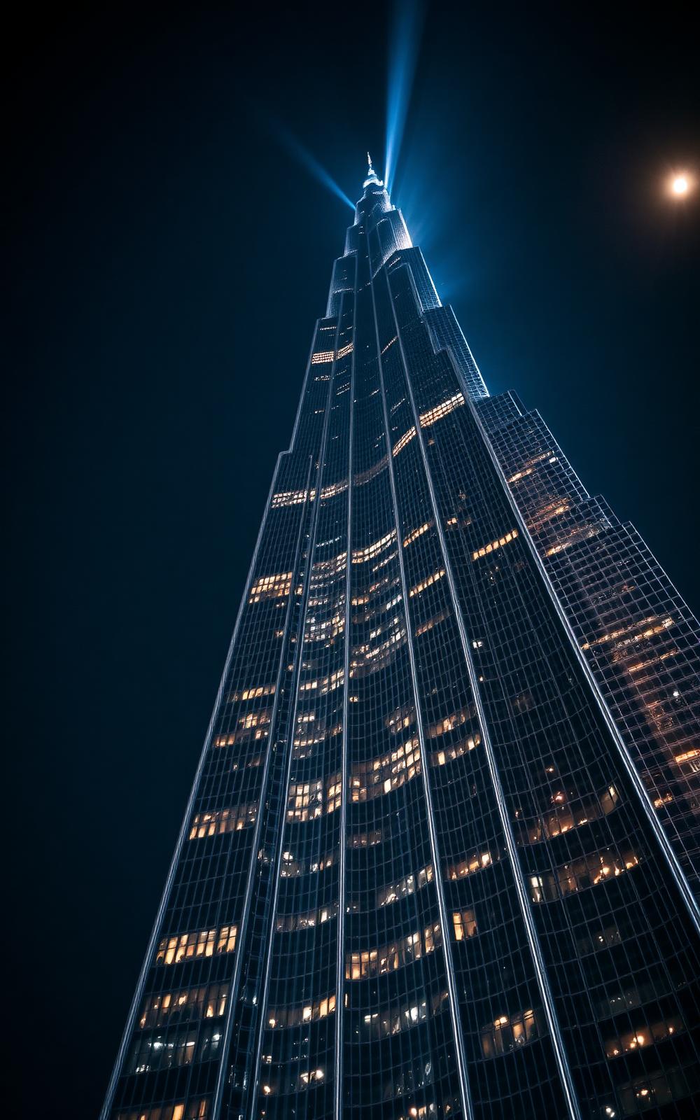 Burj Khalifa à noite